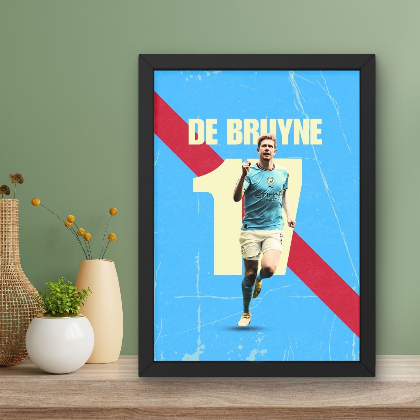 De Bruyne Football Player Art