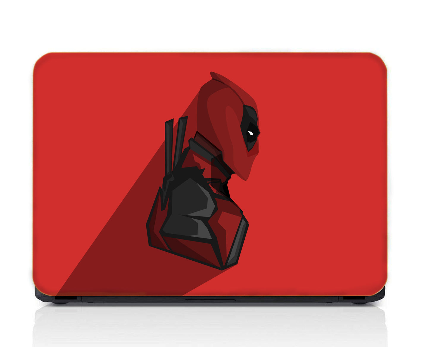 Deadpool Minimal Laptop Skin Vinyl, No Bubble, Multicolor 11.6"- 15.6" inch Laptop