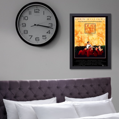 Dead Poets Society Movie Poster Frame Comedy Drama Film Art work Framed Posters Hollywood Movies Canvas Painting Photo Frames for Wall Decor Home Decoration Living Room Bedroom Office Study Room Cafe