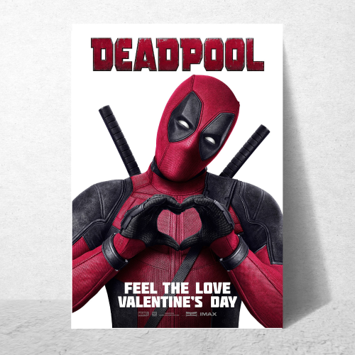 Deadpool Movie Poster Frame Avengers Action Comedy Framed Posters Hollywood Movies Art work Canvas Painting Photo Frames for Wall Decor Home Decoration Living Room Bedroom Office Study Room Cafe Restraunt