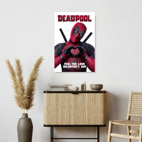 Deadpool Movie Poster Frame Avengers Action Comedy Framed Posters Hollywood Movies Art work Canvas Painting Photo Frames for Wall Decor Home Decoration Living Room Bedroom Office Study Room Cafe Restraunt