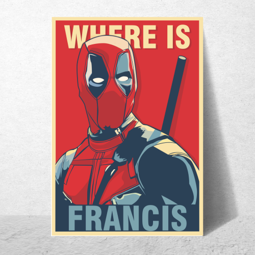 Deadpool Movie Poster Frame Avengers Action Comedy Framed Posters Hollywood Movies Art work Canvas Painting Photo Frames for Wall Decor Home Decoration Living Room Bedroom Office Study Room Cafe Restraunt Art