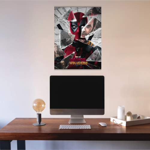 Deadpool & Wolverine 2024 movie poster, Deadpool & Wolverine official movie poster, Deadpool & Wolverine movie poster framed, Deadpool & Wolverine poster framed