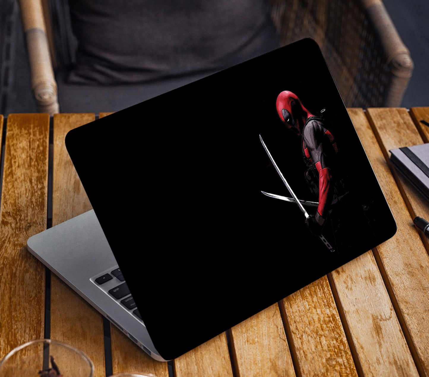 Deadpool Laptop Skin Vinyl, No Bubble, Multicolor 11.6"- 15.6" inch Laptop