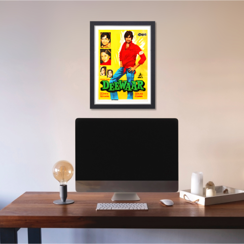 Deewar Movie Poster Frame Amitabh Bachchan Bollywood Movies Framed Posters Deewaar Artwork Canvas Painting Photo Frames For Wall Decor Restraunt Cafe Bedroom Living Room Decoration Home Office, deewar movie poster, deewar movie poster 1975, deewar movie poster font, deewar movie poster amitabh bachchan, deewar movie poster original poster, deewaar movie poster, deewaar film poster, deewaar poster, deewaar poster design, deewaar movie photo, deewar movie frame, deewar movie frame poster, deewar movie frame 