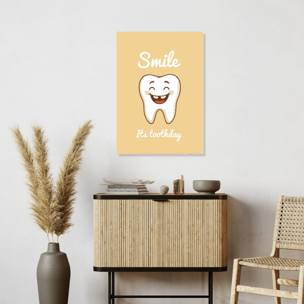 Dentist Funny Quote Wall Frames for Dental Clinic, Photo Frame for Hospital With Hanging Hook | Brush Framed poster Pictures for Wall Decoration