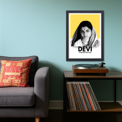 Devi Film Poster Satyajit Roy's Movies Framed Posters Bollywood Movie Artwork Canvas Painting Photo Frames For Wall Decor Restraunt Cafe Bedroom Living Room Decoration Home Office, Devi film poster, Devi movie poster satyajit roy, Devi short film poster, Devi film photo, Devi poster satyajit roy, Devi 1960 movie poster, Devi movie poster hd, Devi movie poster, Devi movie poster framed, Devi movie poster framed photos, Devi movie frames, Devi movie photos, satyajit ray motivational posters
