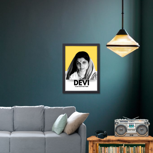 Devi Film Poster Satyajit Roy's Movies Framed Posters Bollywood Movie Artwork Canvas Painting Photo Frames For Wall Decor Restraunt Cafe Bedroom Living Room Decoration Home Office, Devi film poster, Devi movie poster satyajit roy, Devi short film poster, Devi film photo, Devi poster satyajit roy, Devi 1960 movie poster, Devi movie poster hd, Devi movie poster, Devi movie poster framed, Devi movie poster framed photos, Devi movie frames, Devi movie photos, satyajit ray motivational posters