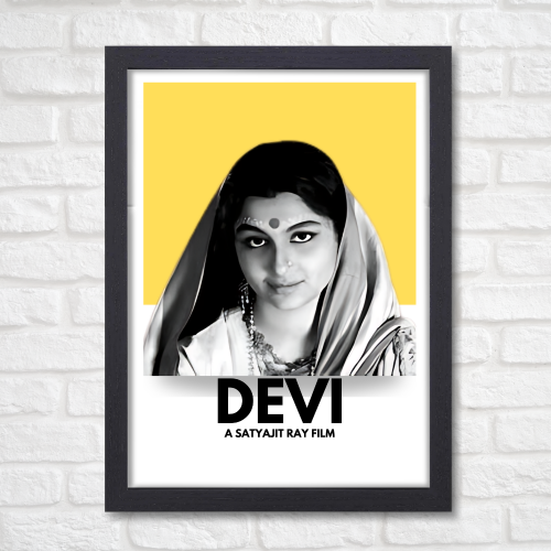 Devi Film Poster Satyajit Roy's Movies Framed Posters Bollywood Movie Artwork Canvas Painting Photo Frames For Wall Decor Restraunt Cafe Bedroom Living Room Decoration Home Office, Devi film poster, Devi movie poster satyajit roy, Devi short film poster, Devi film photo, Devi poster satyajit roy, Devi 1960 movie poster, Devi movie poster hd, Devi movie poster, Devi movie poster framed, Devi movie poster framed photos, Devi movie frames, Devi movie photos, satyajit ray motivational posters