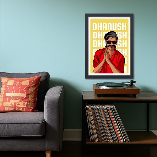 South Superstar Dhanush Poster Frame Movie Actor Artwork Framed Posters Bollywood Movies Canvas Painting Photo Frames for Wall Decor Bedroom Living Room Decoration Home Office walls Restraunt Cafe, dhanush posters, dhanush movie posters, dhanush actor pic, dhanush actor picture, dhanush actor poster, bollywood movies poster, bollywood movies poster hd, bollywood movies poster images, bollywood movies poster 2025, bollywood movies poster hd wallpaper, bollywood movies poster 2024, bollywood movies poster 