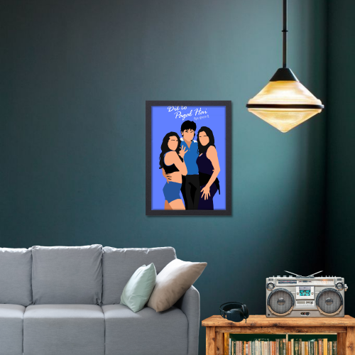 Dil Tou Pagal Hai Shahrukh Khan Movie Poster Frame Bollywood Movies Framed Posters Dialogues Quotes Artwork Canvas Paintings Photo Frames For Wall Decor Bedroom Living Room Decoration Home Office Cafe Restraunt, dil to pagal hai poster, dil to pagal hai poster hd, dil to pagal hai movie Poster, dil to pagal hai movie poster hd, dil to pagal hai film poster, dil to pagal hai movie posters, dil to pagal hai poster framed, srk movie poster, srk movie poster hd, shahrukh khan movie poster, srk king movie poster
