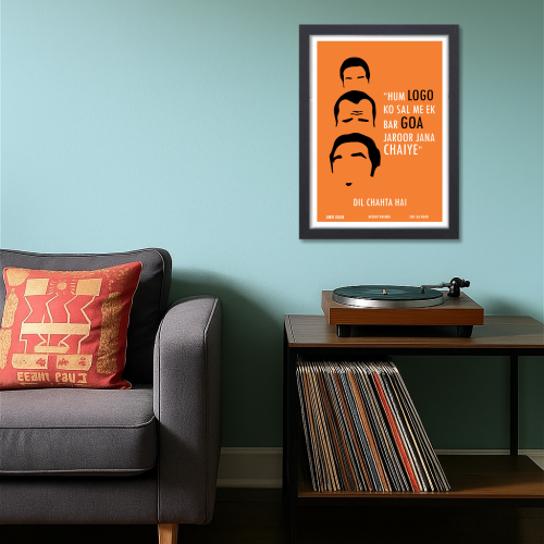 Dil Chahta Hai Movie Frame Poster Bollywood Actor Amir Khan Movie Quote Framed Posters Photo Frames Artwork Canvas Painting For Wall Decor Bedroom Living Room Decoration Home Office Hostel, dil chahta hai poster, dil chahta hai movie poster, dil chahta hai hd poster, dil chahta hai wall art, dil chahta hai wall decor, dil chahta hai frame, dil chahta hai wall frame, dil chahta hai wall frames, dil chahta hai wall framing, dil chahta hai frames, dil chahta hai frame png, dil chahta hai frame design