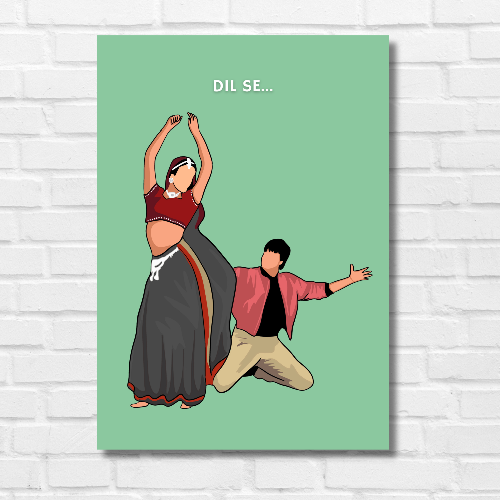 DIL SE MOVIE SHAHRUKH KHAN POSTER FRAME, Dil se Movie Poster Frame Shahrukh Khan Artwork Framed Posters Bollywood Movies Canvas Paintings Photo Frames for Wall Decor Bedroom Living room Dining Hall Kitchen Restraunt Cafe & Office Walls Art Decoration, dil se movie poster, dil se movie hd poster, dil se movie poster hd, dil se movie wall poster, dil se movie wall posters, dil se movie wall poster hd, dil se movie wall posters hd, dil se movie wall frames, dil se movie wall frame design, dil se movie wall fra