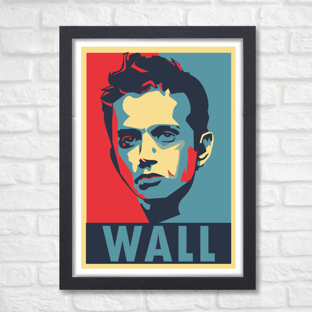Rahul Dravid The Wall Poster Cricketer Motivational Quotes Inspirational Wall Sticker Posters with Frame or without Frame For Wall Decor bedroom, livingroom, boys & men rooms decoration & Office