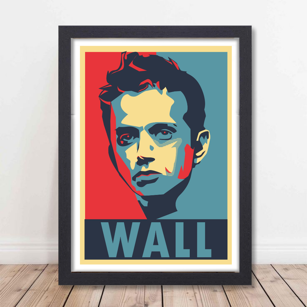 Rahul Dravid The Wall Poster Cricketer Motivational Quotes Inspirational Wall Sticker Posters with Frame or without Frame For Wall Decor bedroom, livingroom, boys & men rooms decoration & Office