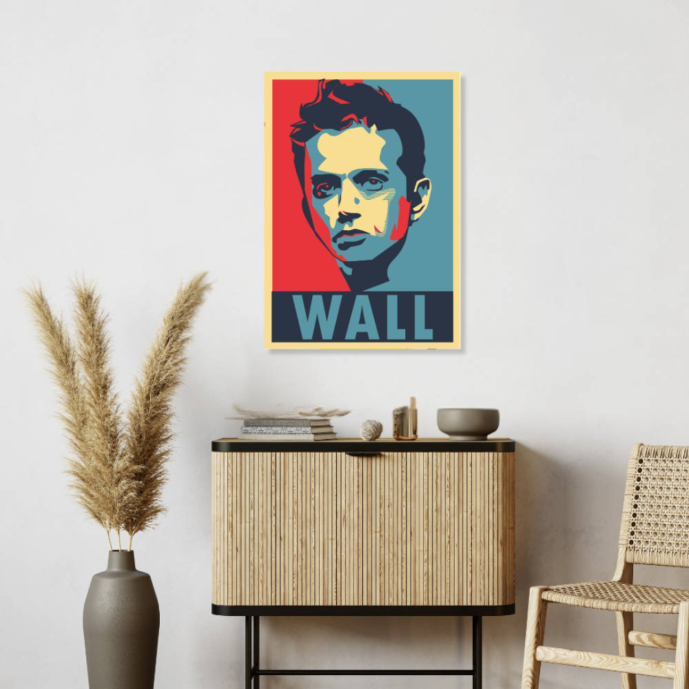 Rahul Dravid The Wall Poster Cricketer Motivational Quotes Inspirational Wall Sticker Posters with Frame or without Frame For Wall Decor bedroom, livingroom, boys & men rooms decoration & Office