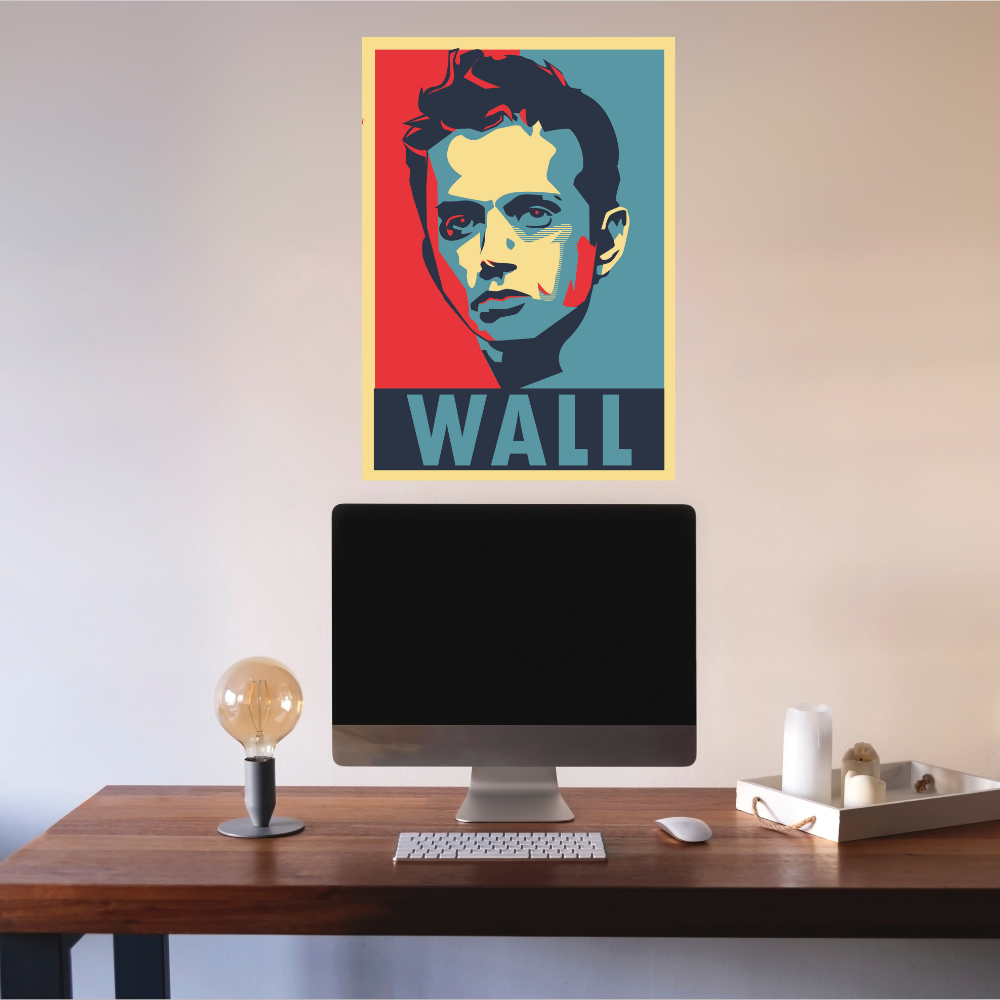 Rahul Dravid The Wall Poster Cricketer Motivational Quotes Inspirational Wall Sticker Posters with Frame or without Frame For Wall Decor bedroom, livingroom, boys & men rooms decoration & Office