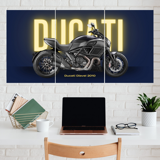 Ducati Bike Split Posters Set Of 3 For your Desk wall