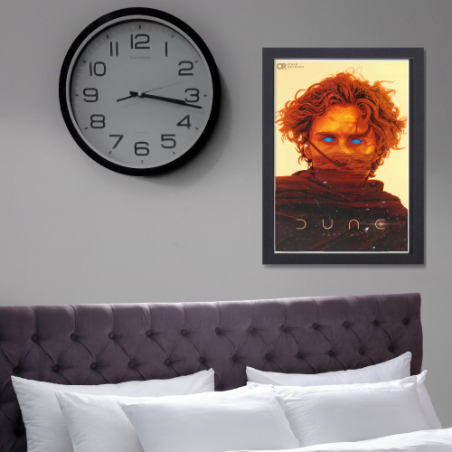 Dune Movie Poster Frame Adventure Sci-fi Film Artwork Framed Posters Hollywood Movies Canvas Painting Photo Frames for Wall Decor Home Decoration Living Room Bedroom Office Study Room Cafe