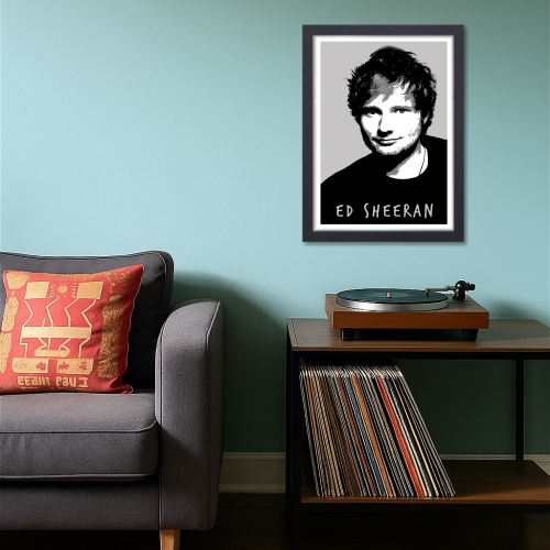 Ed Sheeran Poster Frame English Singer & Songwriter Framed Posters Music Musician Canvas Art work Painting Singers Photo Frames for Wall Decor Livingroom Dining hall Studio Home Room & Office Decoration Restraunt Cafe Wall Art, ed sheeran poster, ed sheeran posters, ed sheeran album posters, ed sheeran concert posters,  ed sheeran tour posters,  ed sheeran poster ideas, ed sheeran frame, ed sheeran frame tattoo, ed sheeran framed poster, ed sheeran picture frame, ed sheeran signed frame, ed sheeran painting