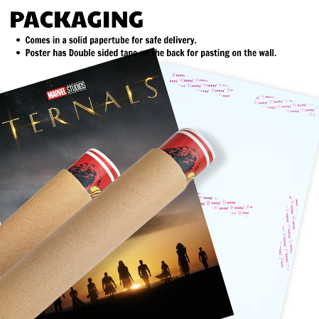 Eternal Movie Poster Frame Action Fantasy Film Artwork Framed Posters Hollywood Movies Canvas Painting Photo Frames for Wall Decor Home Living Room Bedroom Office Study Room Cafe Decoration