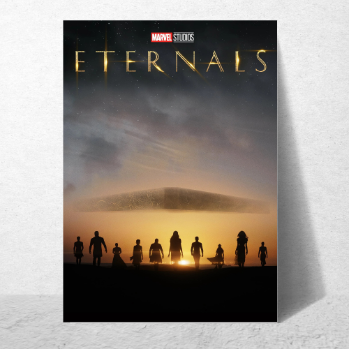 Eternal Movie Poster Frame Action Fantasy Film Artwork Framed Posters Hollywood Movies Canvas Painting Photo Frames for Wall Decor Home Living Room Bedroom Office Study Room Cafe Decoration