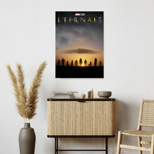 Eternal Movie Poster Frame Action Fantasy Film Artwork Framed Posters Hollywood Movies Canvas Painting Photo Frames for Wall Decor Home Living Room Bedroom Office Study Room Cafe Decoration
