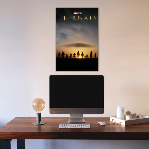 Eternal Movie Poster Frame Action Fantasy Film Artwork Framed Posters Hollywood Movies Canvas Painting Photo Frames for Wall Decor Home Living Room Bedroom Office Study Room Cafe Decoration