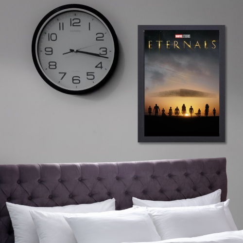 Eternal Movie Poster Frame Action Fantasy Film Artwork Framed Posters Hollywood Movies Canvas Painting Photo Frames for Wall Decor Home Living Room Bedroom Office Study Room Cafe Decoration