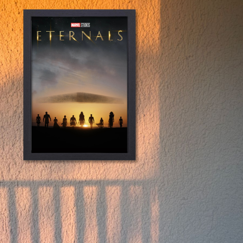 Eternal Movie Poster Frame Action Fantasy Film Artwork Framed Posters Hollywood Movies Canvas Painting Photo Frames for Wall Decor Home Living Room Bedroom Office Study Room Cafe Decoration