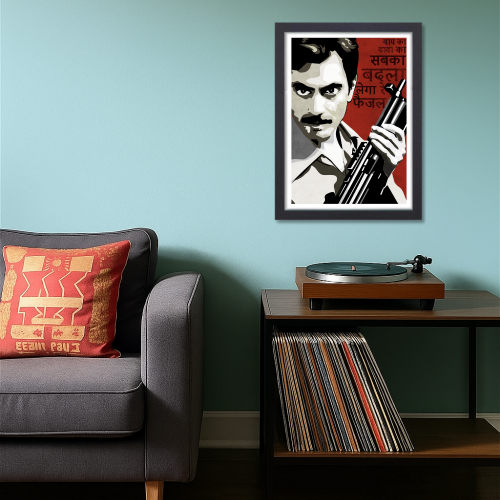 Faisal Khan Gangs Of Wasseypur Poster Frame Bollywood Movie Framed Posters Movies Series Quote Artwork Canvas Painting Photo Frames For Wall Decor Restraunt Cafe Bedroom Living Room Decoration Home Office, faisal khan gangs of wasseypur poster, faizal khan gangs of wasseypur frames, faizal khan gangs of wasseypur wall frames, faizal khan gangs of wasseypur wall poster, faizal khan gangs of wasseypur wall art, faizal khan gangs of wasseypur wall poster hd, faizal khan gangs of wasseypur wall poster frames
