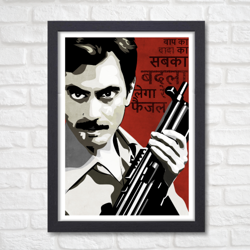 Faisal Khan Gangs Of Wasseypur Poster Frame Bollywood Movie Framed Posters Movies Series Quote Artwork Canvas Painting Photo Frames For Wall Decor Restraunt Cafe Bedroom Living Room Decoration Home Office, faisal khan gangs of wasseypur poster, faizal khan gangs of wasseypur frames, faizal khan gangs of wasseypur wall frames, faizal khan gangs of wasseypur wall poster, faizal khan gangs of wasseypur wall art, faizal khan gangs of wasseypur wall poster hd, faizal khan gangs of wasseypur wall poster frames