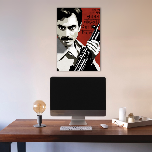 Faisal Khan Gangs Of Wasseypur Poster Frame Bollywood Movie Framed Posters Movies Series Quote Artwork Canvas Painting Photo Frames For Wall Decor Restraunt Cafe Bedroom Living Room Decoration Home Office, faisal khan gangs of wasseypur poster, faizal khan gangs of wasseypur frames, faizal khan gangs of wasseypur wall frames, faizal khan gangs of wasseypur wall poster, faizal khan gangs of wasseypur wall art, faizal khan gangs of wasseypur wall poster hd, faizal khan gangs of wasseypur wall poster frames