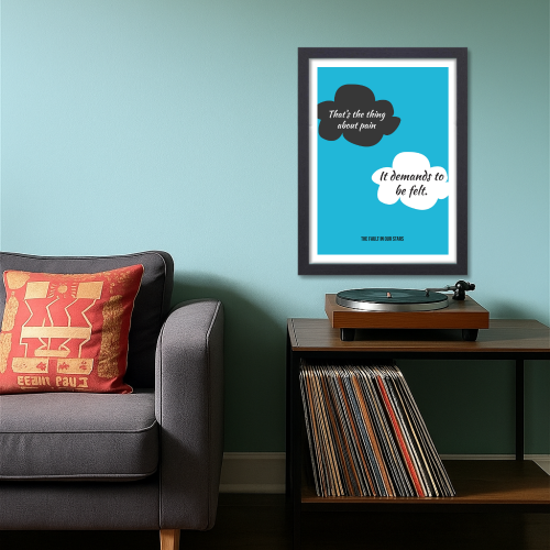 Fault In Our Stars Movie Poster Frame Hollywood Movies Framed Posters Romance Comedy Film Artwork Canvas Painting Photo Frames For Wall Decor Living Room Bedroom  Study Room Restraunt Cafe Office & Home Decoration, the fault in our stars movie poster, the fault in our stars movie images, the fault in our stars poster hd, the fault in our stars poster, the fault in our stars poster project, the fault in our stars poster hd, the fault in our stars frames, the fault in our stars wall painting