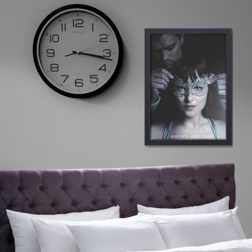 Fifty Shades Of Grey Movie Poster Frame Erotic Romance Film Artwork Framed Posters Hollywood Movies Canvas Painting Photo Frames for Wall Decor Home Decoration Living Room Bedroom Office Study Room Cafe Restraunt