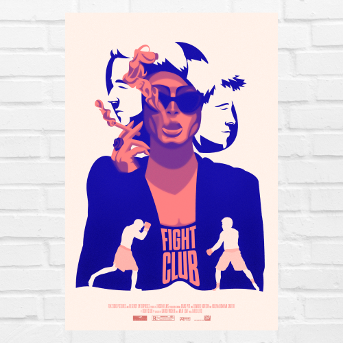 Fight Club Movie Poster Frame Action Movies Artwork Framed Posters Hollywood Crime Film Canvas Painting Photo Frames For Wall Decor Living Room Bedroom  Study Room Restraunt Cafe Office & Home Decoration, fight club movie poster, fight club movie poster hd, fight club movie poster 4k, fight club movie poster original, fight club movie poster framed, fight club movie poster 24x36, fight club movie poster font, fight club poster frame, fight club movie wall poster, fight club movie wall posters