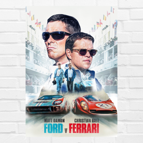 Ford Vs Ferrari Movie Poster Frame Sport Action Art work Film Framed Posters Hollywood Movies Canvas Painting Photo Frames for Wall Decor Living Room Bedroom  Study Room Restraunt Cafe Office & Home Decoration, ford vs ferrari film poster, ford vs ferrari poster 4k, ford vs ferrari poster hd, ford vs ferrari poster, ford vs ferrari movie poster, ford vs ferrari poster minimalist, ford vs ferrari wall poster, ford vs ferrari official movie poster, ford vs ferrari original movie poster, ford vs ferrari poster
