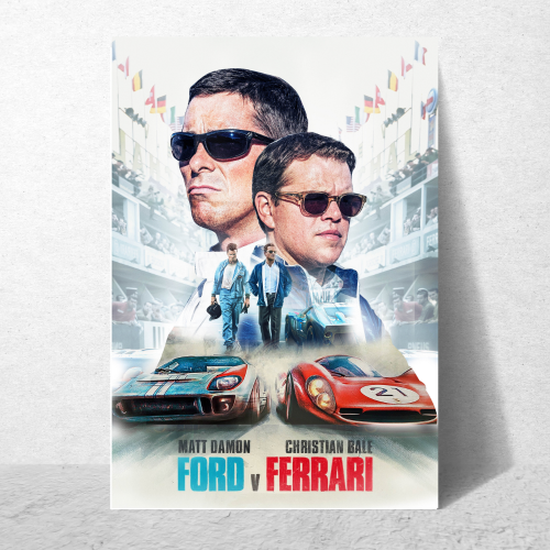 Ford Vs Ferrari Movie Poster Frame Sport Action Art work Film Framed Posters Hollywood Movies Canvas Painting Photo Frames for Wall Decor Living Room Bedroom  Study Room Restraunt Cafe Office & Home Decoration, ford vs ferrari film poster, ford vs ferrari poster 4k, ford vs ferrari poster hd, ford vs ferrari poster, ford vs ferrari movie poster, ford vs ferrari poster minimalist, ford vs ferrari wall poster, ford vs ferrari official movie poster, ford vs ferrari original movie poster, ford vs ferrari poster
