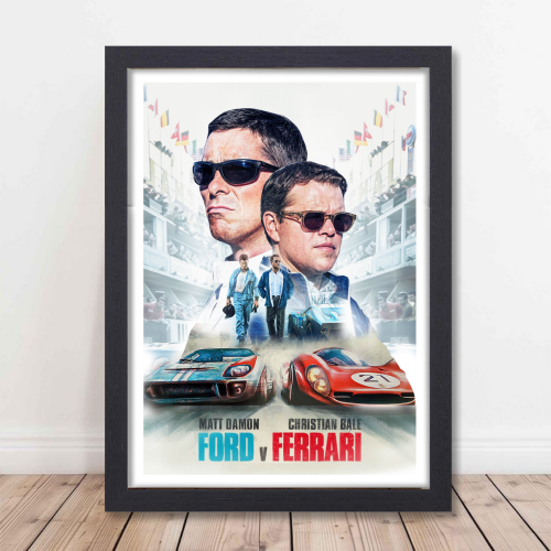 Ford Vs Ferrari Movie Poster Frame Sport Action Art work Film Framed Posters Hollywood Movies Canvas Painting Photo Frames for Wall Decor Living Room Bedroom  Study Room Restraunt Cafe Office & Home Decoration, ford vs ferrari film poster, ford vs ferrari poster 4k, ford vs ferrari poster hd, ford vs ferrari poster, ford vs ferrari movie poster, ford vs ferrari poster minimalist, ford vs ferrari wall poster, ford vs ferrari official movie poster, ford vs ferrari original movie poster, ford vs ferrari poster