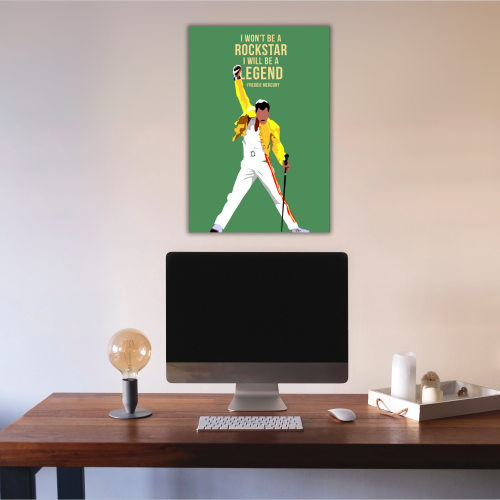 Freddie Mercury Poster Frame British Singer-Songwriter Art work Canvas Painting Framed Posters Rock Music Band Singers Photo Frames for wall Decor Restraunt Cafe Livingroom Dining Hall Bedroom Office & Home wall Decoration, freddie mercury poster, freddie mercury live aid, freddie mercury poster black & white, freddie mercury posters uk, freddie mercury poster framed, freddie mercury poster hd, freddie mercury poster art, freddie mercury poster pink, singers posters design, posters for wall posters for room