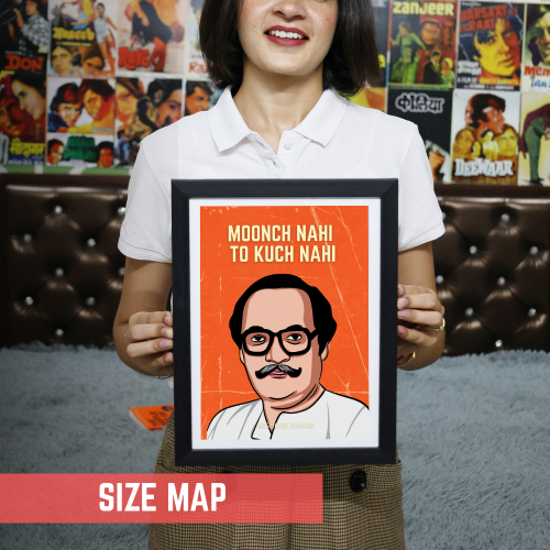 Kishor Kumar Classic Singer, Actor Artwork Bollywood Movie Frame Poster Movie Quote Wall Art Decor Photo Frames Poster Canvas For Bedroom Living Room Decoration Home Office wall Poster Gift, singers posters design, posters for wall posters for room decor, posters for bedroom, posters for wall decor, posters for room aesthetic, singers poster, singers posters for room, funny quotes poster, funny posters, funny posters for room, funny posters meme, funny posters for office, funny posters India