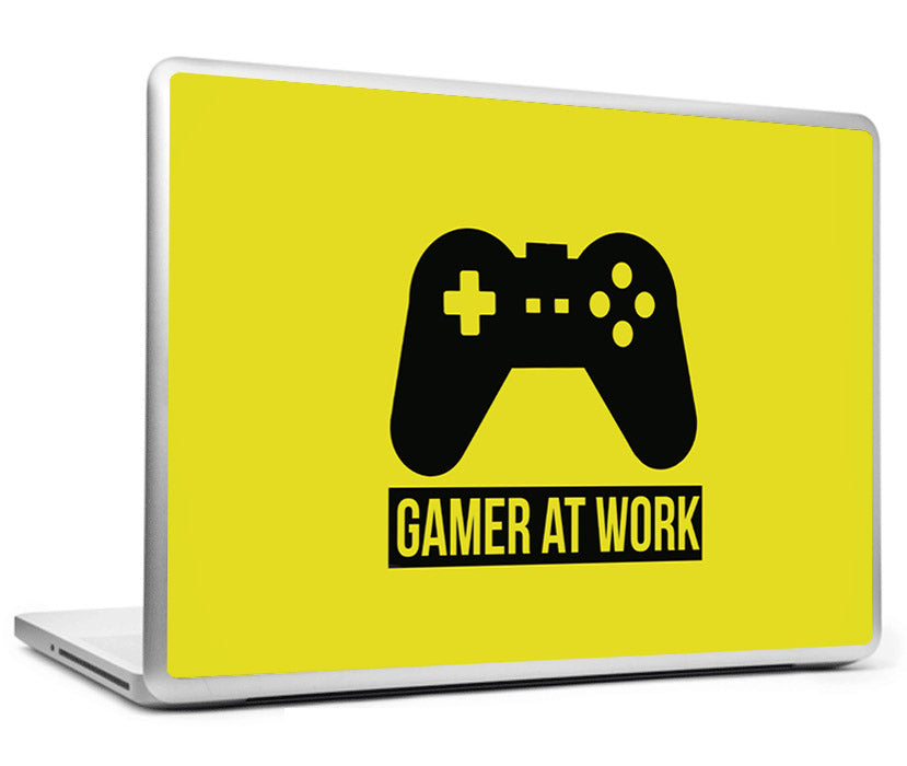 Gamer At Work Laptop Skin Nature Vinyl, No Bubble, Multicolor 11.6"- 15.6" inch Laptop