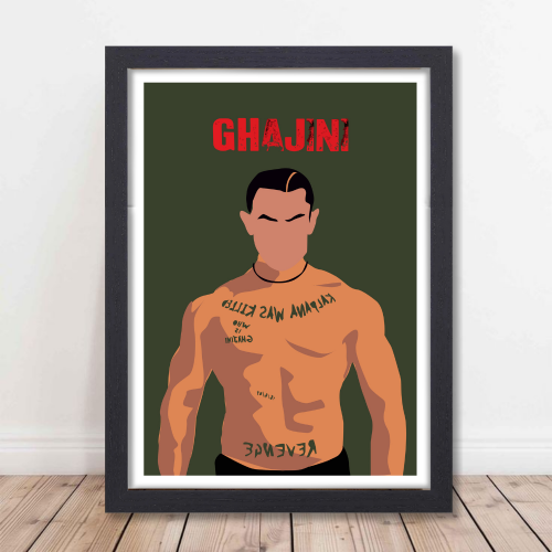 Ghajini Movie Poster Frame Actor Amir Khan Movies Framed Posters Bollywood Artwork Canvas Painting PHoto Frames For Wall Decor Bedroom Living Room Decoration Home Office walls Restraunt Cafe, Ghajini movie poster, Ghajini movie poster tamil, Ghajini telugu movie poster, Ghajini film poster, Ghajini hindi movie poster, Ghajini movie ka poster, Ghajini poster, Ghajini poster hd, Ghajini poster surya, Ghajini poster framed, aamir khan movie poster, aamir khan new movie poster, aamir khan all movie poster