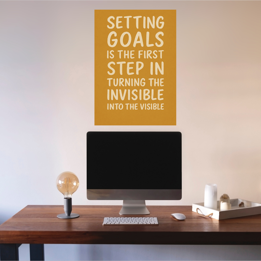 Motivational Quotes Poster Motivation Quote Posters Inspiring Lines Painting Stickers for Living room bedroom kitchen Dining hall & office wall decor Study room Library Students (with frame or without frame)