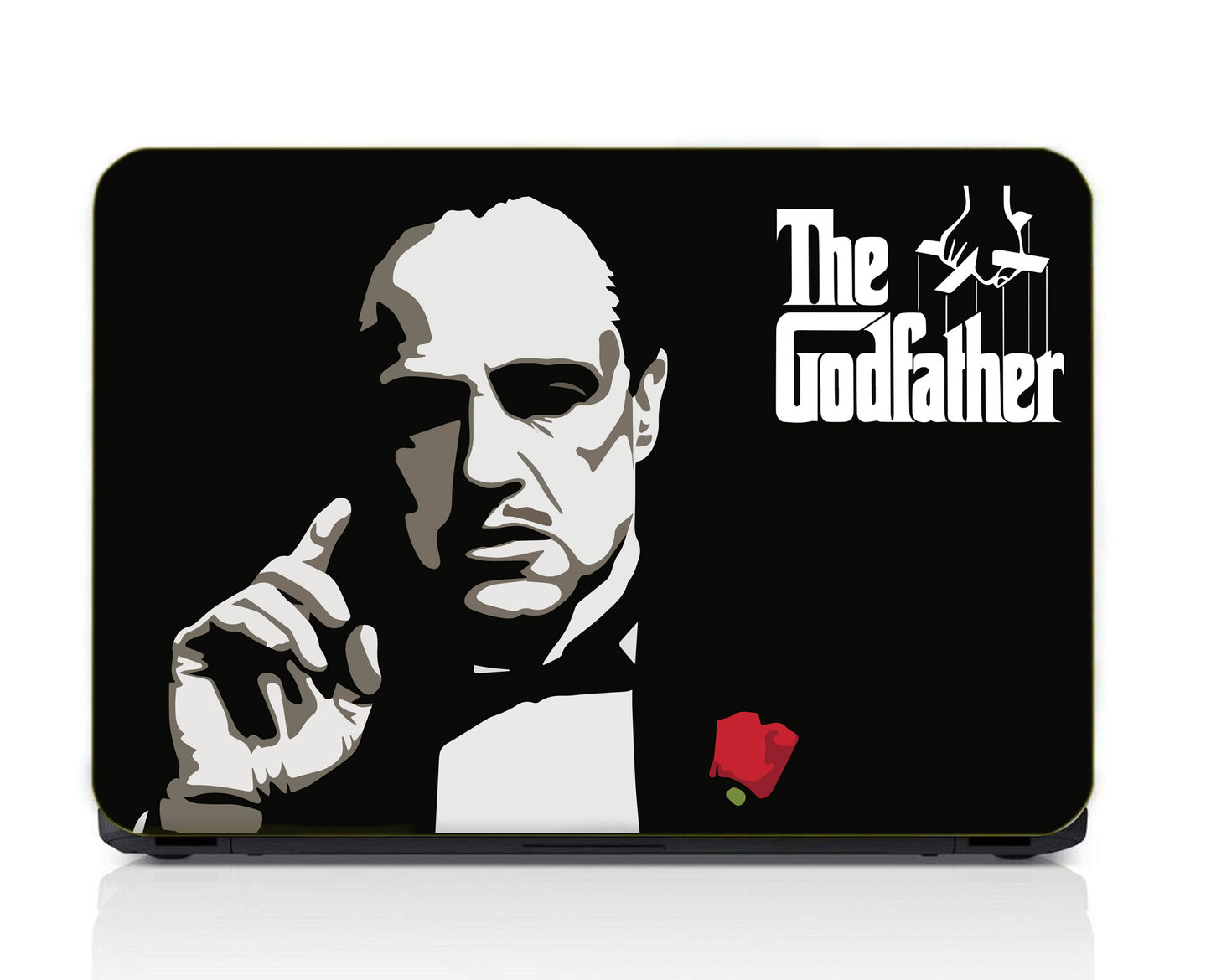 The Godfather Hollywood Movie Black Color Motivational  Movies Waterproof Laptopskin