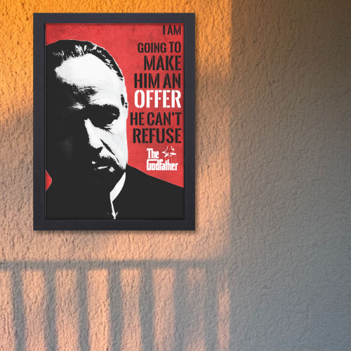 The Godfather Film Poster Frame Hollywood Movies Series Framed Posters Movie Artwork Canvas Painting Photo Frames For Wall Decor Living Room Bedroom  Study Room Restraunt Cafe Office & Home Decoration, The Godfather poster original, The Godfather poster 4k, The Godfather poster hd, The Godfather movie poster 1972, The Godfather movie poster framed, The Godfather movie poster hd, The Godfather movie poster 27x40, The Godfather movie poster font, The Godfather movie poster 4k, The Godfather movie posters