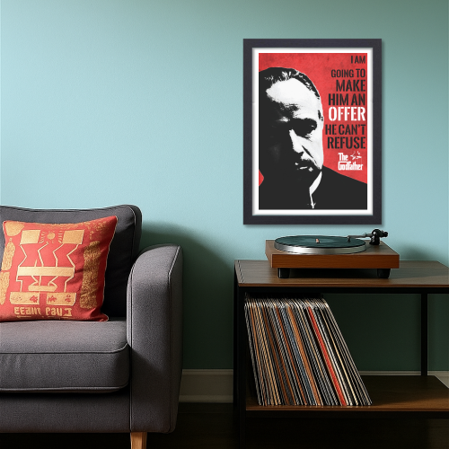 The Godfather Film Poster Frame Hollywood Movies Series Framed Posters Movie Artwork Canvas Painting Photo Frames For Wall Decor Living Room Bedroom  Study Room Restraunt Cafe Office & Home Decoration, The Godfather poster original, The Godfather poster 4k, The Godfather poster hd, The Godfather movie poster 1972, The Godfather movie poster framed, The Godfather movie poster hd, The Godfather movie poster 27x40, The Godfather movie poster font, The Godfather movie poster 4k, The Godfather movie posters