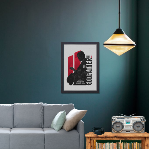 The Godfather Movie Poster Frame Hollywood Movies Art Crime Series Framed Posters Film Artwork Canvas Painting Photo Frames For Wall Decor Living Room Bedroom  Study Room Restraunt Cafe Office Home Decoration