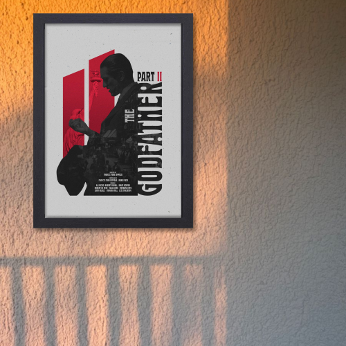 The Godfather Movie Poster Frame Hollywood Movies Art Crime Series Framed Posters Film Artwork Canvas Painting Photo Frames For Wall Decor Living Room Bedroom  Study Room Restraunt Cafe Office Home Decoration