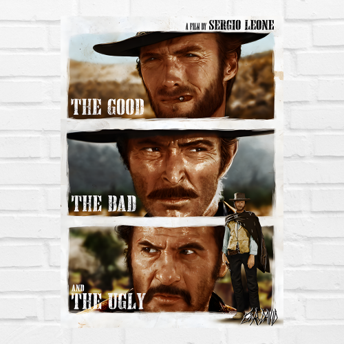 The Good, the Bad and the Ugly Movie Poster Frame Western Action Film Art work Framed Posters Hollywood Movies Canvas Painting Photo Frames For Wall Decor Living Room Bedroom  Study Room Restraunt Cafe Office & Home Decoration, The Good, the Bad and the Ugly movie poster, The Good, the Bad and the Ugly movie poster original, The Good, the Bad and the Ugly movie poster framed, The Good, the Bad and the Ugly 1966 movie poster, The Good, the Bad and the Ugly official movie poster